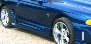 94-98 Mustang SPIDER X9 - Side Skirts - Passenger / Driver Side - (Fiberglass)