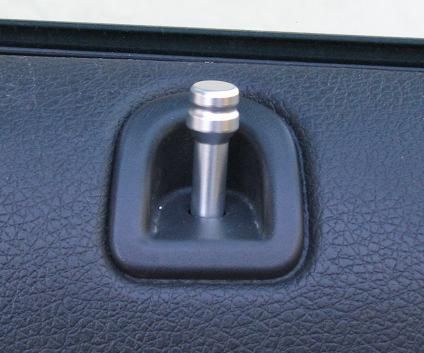 05-09 Mustang Billet Door Lock Pins - Chrome