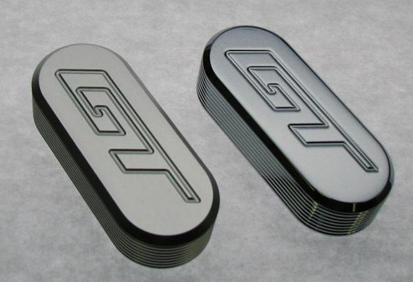 05-09 Mustang Billet Seat Adjuster Covers - Chrome