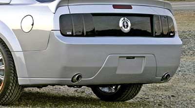 05-09 Mustang XENON - Rear Replacement full Bumper - V6 & GT (Urethane)