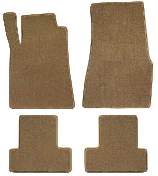2005-2010 Mustang Coupe / Convertible Floor Mats - Parchment