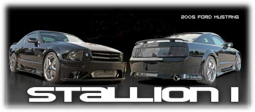 05-09 Mustang STALLION 1 - (4PC) - Body kit (Front + Rear + Sides) - Fiberglass
