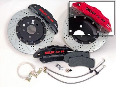 2005-2011 Mustang GT Baer Brakes Extreme Plus Shelby Front System - Red Calipers