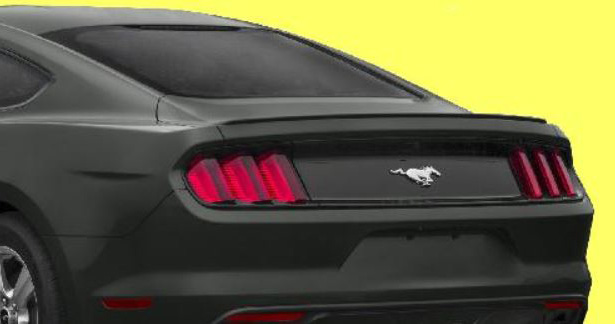 2015-22 Mustang Coupe Hard top Flush Mount BLADE Spoiler Wing (Paint Options)