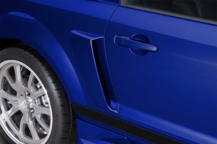 2005-2009 Mustang Lower Eleanor Style Door Scoops (Pair) Polyurethane