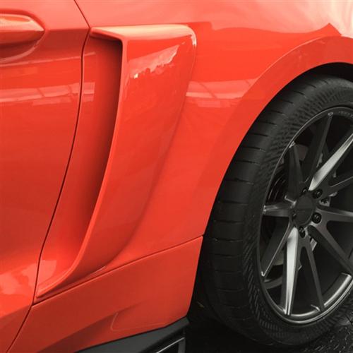 2015-2020 Mustang Lower Door Scoops (Fits all models)