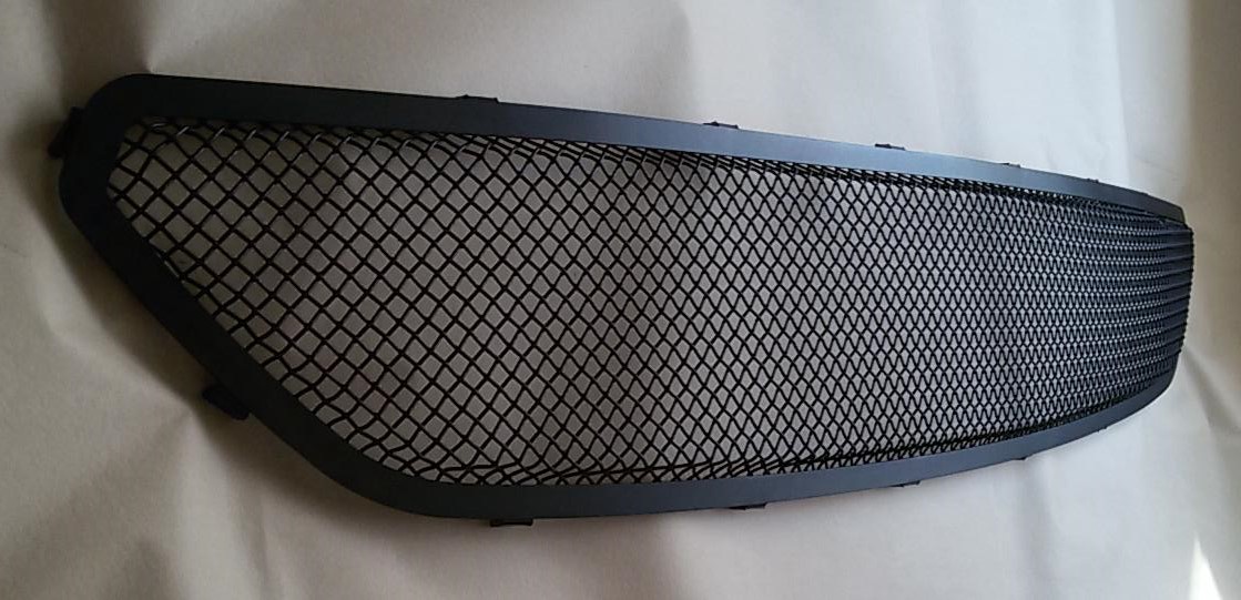 2015-2017 - Upper MESH Full Replacement 3D Formed MESH Grilles - BLACK (GT, V6, ECO BOOST, 50th) FULL MESH LOOK