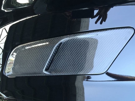 2015-2017 Mustang OE Style Hood Vents - Carbon Fiber