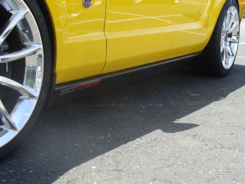 2005-2009 Mustang TF XR2 Style Side Skirt - CARBON FIBER - Pair