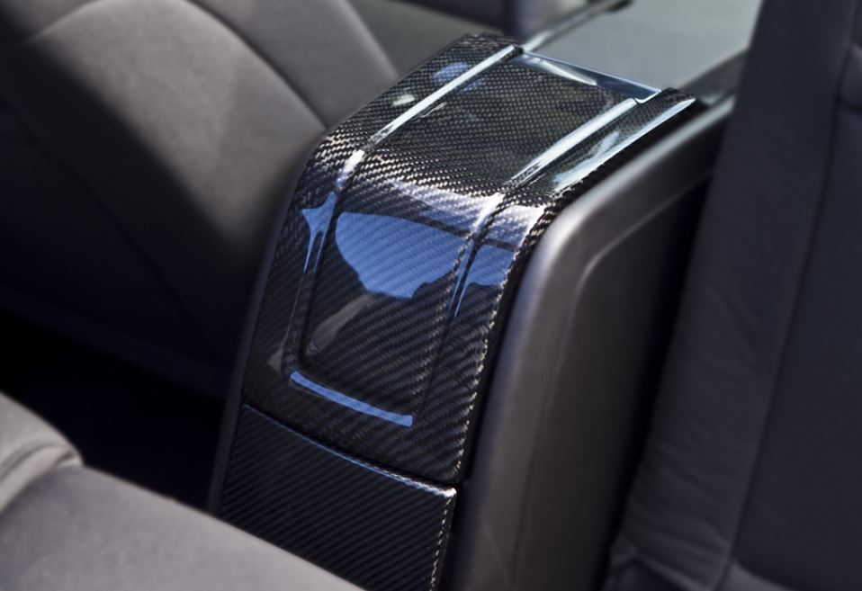 2010-2014 Mustang Carbon Fiber LG121 Arm Rest Cover & Extension (V6/GT/GT500)