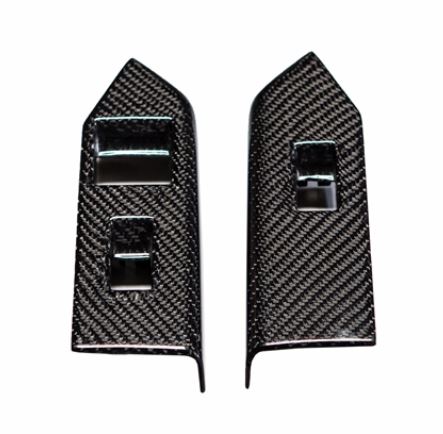 2010-2014 Mustang CONVERTIBLE Carbon Fiber LG126 Window Switch Covers (V6/GT/GT500)