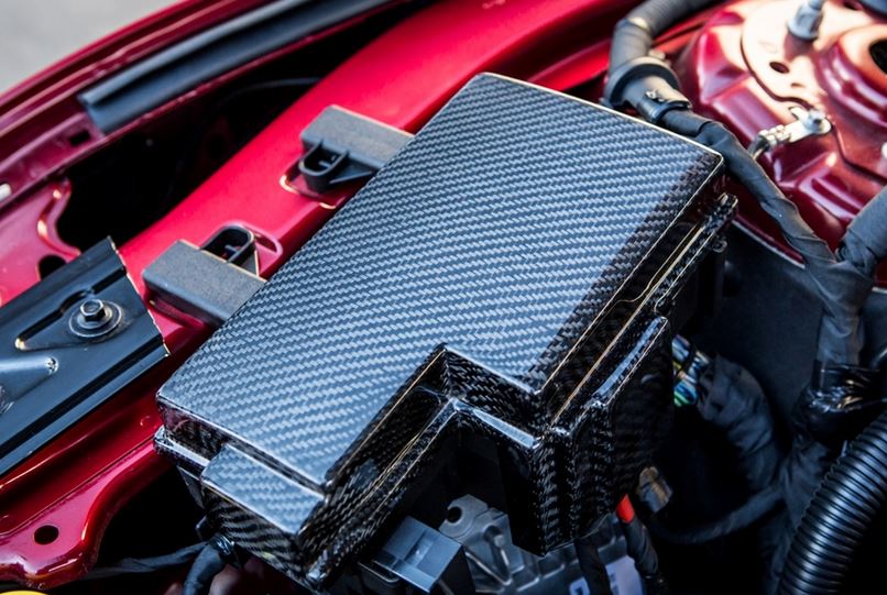2015-17 Mustang Carbon Fiber LG241 Fuse Box Cover (ECO/V6/GT)