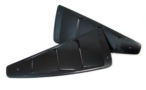 2005-2009 Mustang Quarter Window Louvers V1 - ABS Plastic