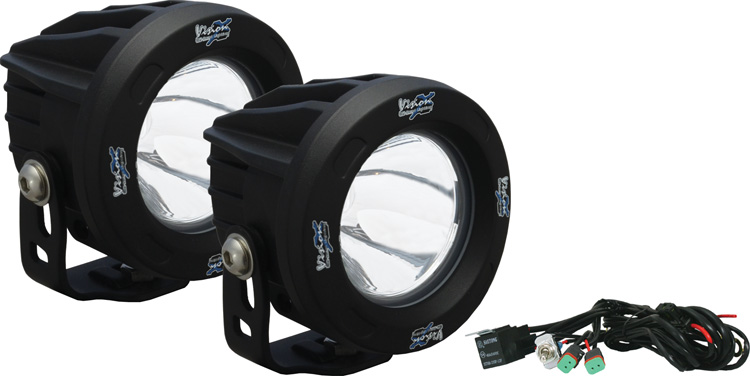 3.25" Round Fog Light Optimus Series LED Driving Lights - 693 Feet of Usable Light from 10-watt LED