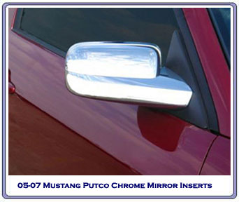 2005-2009 Chrome Full Mirror Covers - Pair