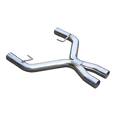 2005-2010 Mustang 4.0L V6 Stainless Steel X-Pipe Cut & Clamp Design By PYPES