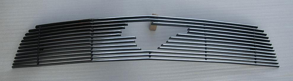 2010-2012 Mustang V6 Upper Billet Grille - With Pony Cut out - CHROME