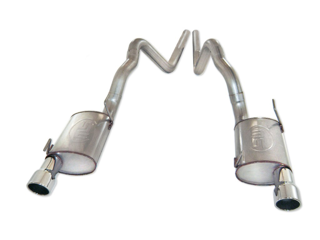 2011-2012 Mustang GT Stainless Works 3 Inch Dual Exhaust Cat Back - Dual Chambered Mufflers