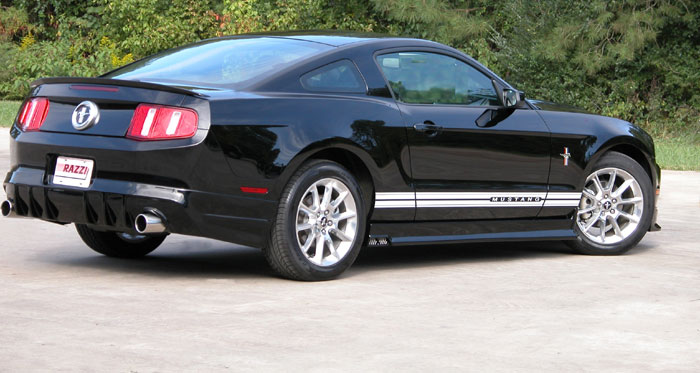 2010-2012 Mustang V6 Razzi Rear Air Dam Kit