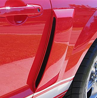2010-2014 Mustang V6 & GT Street Scene Lower Door Side Scoops (Pair)