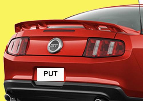 2010-2014 Mustang GT/V6 Spoiler 4 Pedestials (Paint Options)