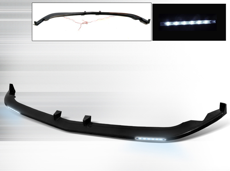 2010-2012 Mustang GT Front Bumper Lip Chin Spoiler With LED Built in Lights