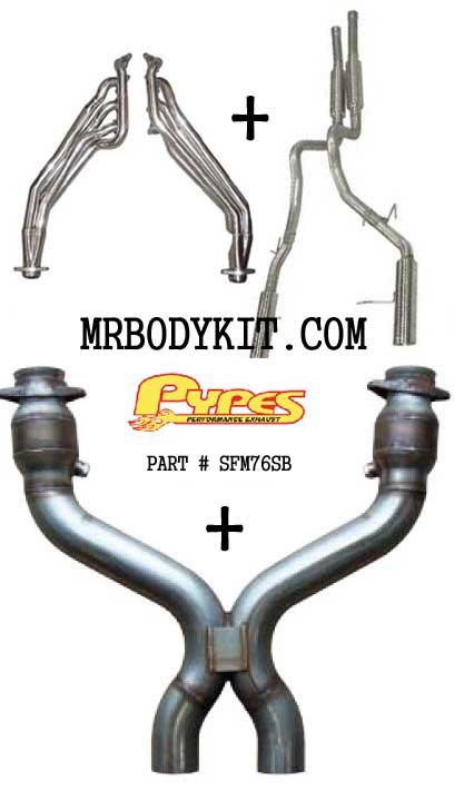 2011-2013 Mustang GT Pypes(Super Beast) Headers, X Pipe & Catback Exhaust Kit