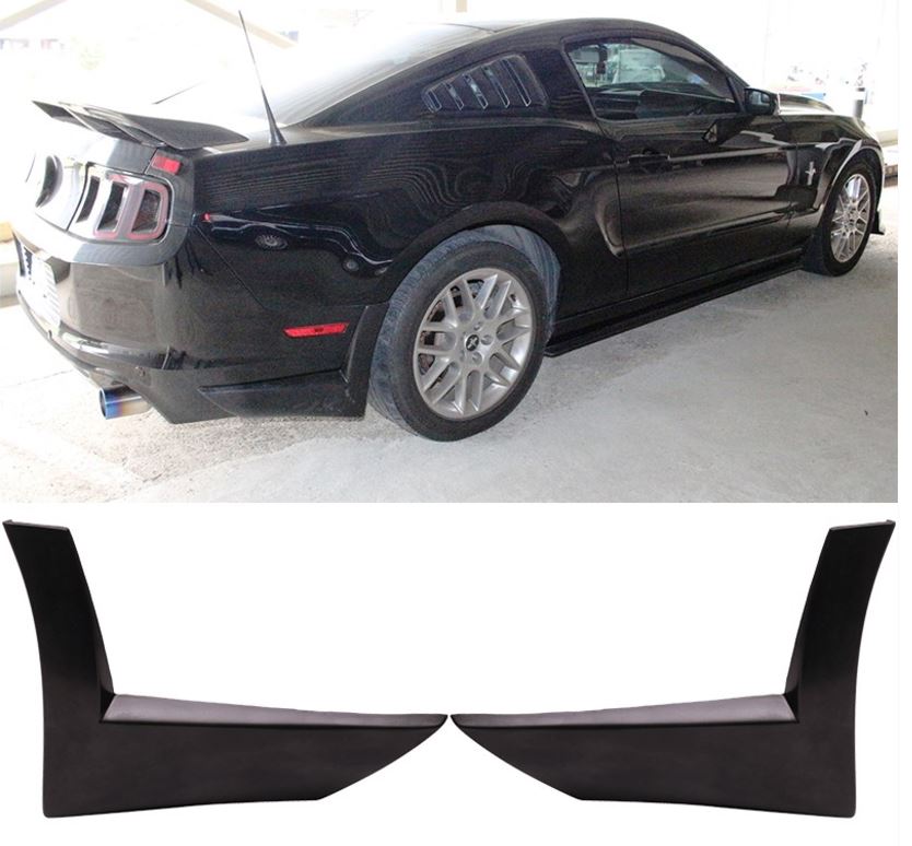 2013-14 GT/V6 Mustang Rear Aprons Right and Left - Polyurethane