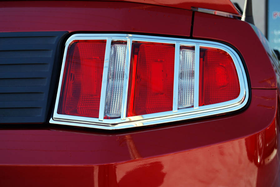 2010-12 Mustang Chrome Tallight Bezel (Pair)