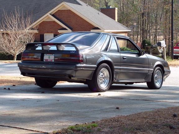 1979-1993 Mustang Cobra 93 Style Rear Spoiler, Fits Hatchback