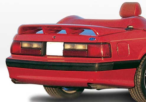 87-93 Mustang COBRA STYLE- Rear Add-on Valance - Fits LX only (Urethane)