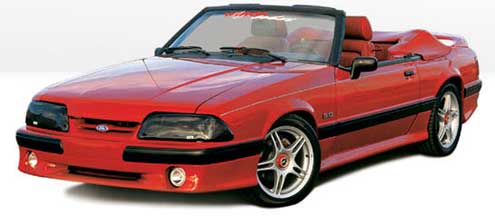 87-93 Mustang COBRA STYLE- Side Skirts - Passenger / Driver Side - Fits GT / LX (Urethane)