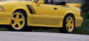 87-93 Mustang SALEEN - Side Skirts - Passenger / Driver Side - Fits GT / LX (Urethane)