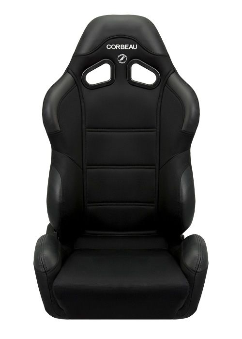 Corbeau CR1 Black Cloth Racing Seat - Wide Version