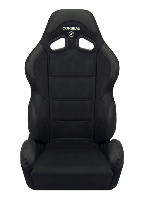 Corbeau CR1 Black Microsuede Racing Seat