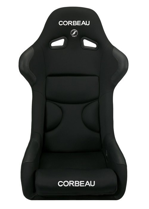 Corbeau FX1 Pro Black Cloth/ Black Inserts Racing Seat