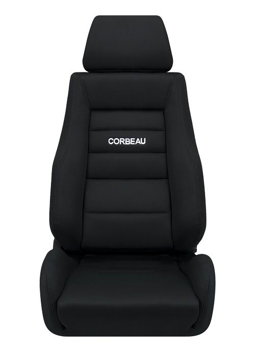 Corbeau GTS II Black Cloth Racing Seat