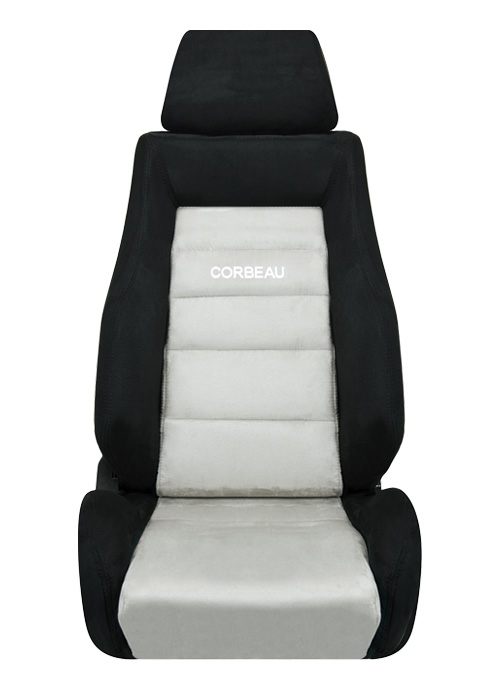 Corbeau GTS II Black/Grey Microsuede Racing Seat