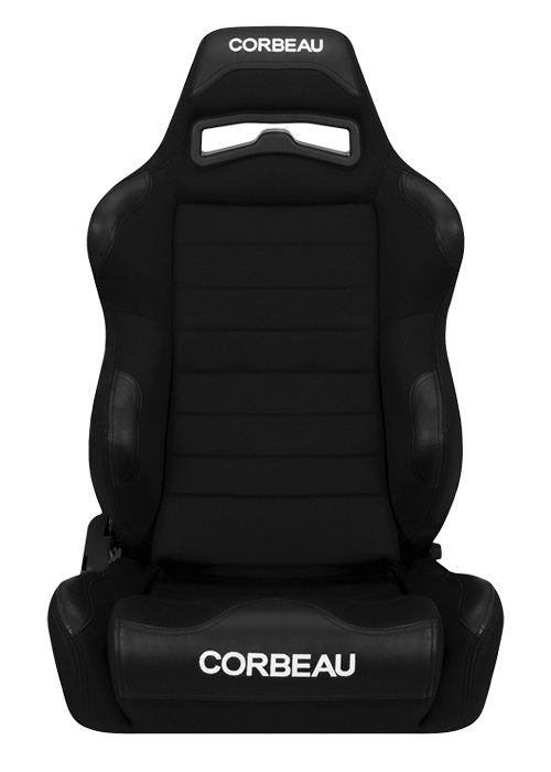 Corbeau LG1 Black Cloth Racing Seat