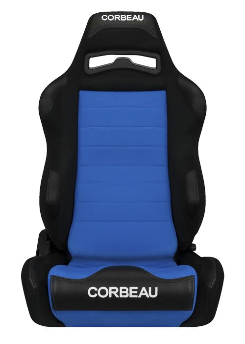 Corbeau LG1 Black/Blue Cloth Racing Seat