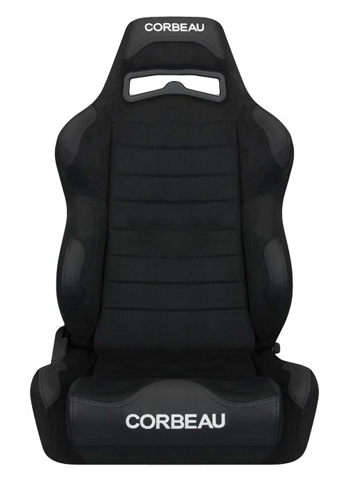 Corbeau LG1 Black Microsuede Racing Seat