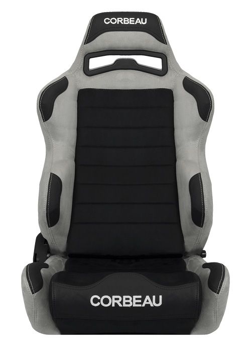 Corbeau LG1 Black/Grey Microsuede Racing Seat