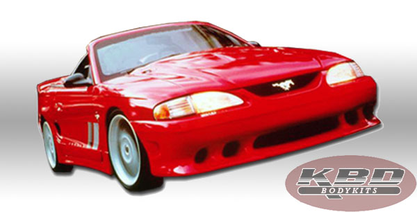 94-98 Mustang STALKER STYLE "S" BULLET - Front Bumper - (Urethane) FREE SHIPPING