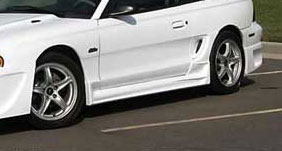 94-98 Mustang RAZZI - Side Skirts - Passenger / Driver Side - (ABS AERO-FLEX)