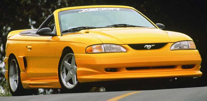 94-98 Mustang XENON ADD ON - 4PC - Body kit (Front + Rear + Sides) - Urethane