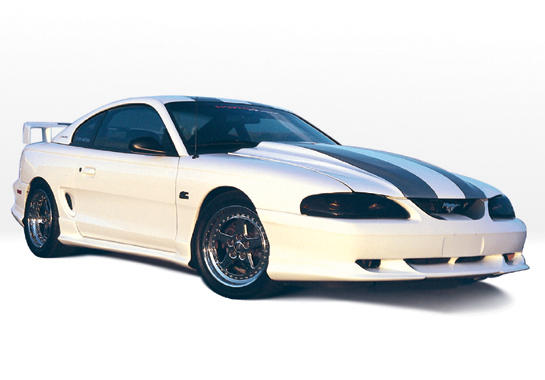 94-98 Mustang STYLE "W" - 4PC - Body kit Lip front and Rear (Front + Rear + Sides) - Urethane