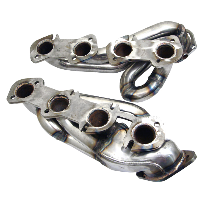 1996-2004 Mustang GT 4.6L Shorty Headers - Chrome