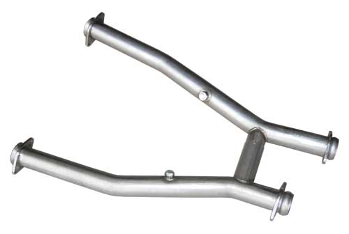 1996-2004 Mustang GT 4.6L Stainless Steel 2.5" H-Pipe (for long tube headers) - PYPES