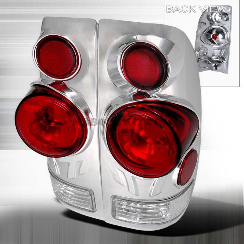 1997-2003 Ford F-150 3D Style Altezza Tail Lights - Chrome