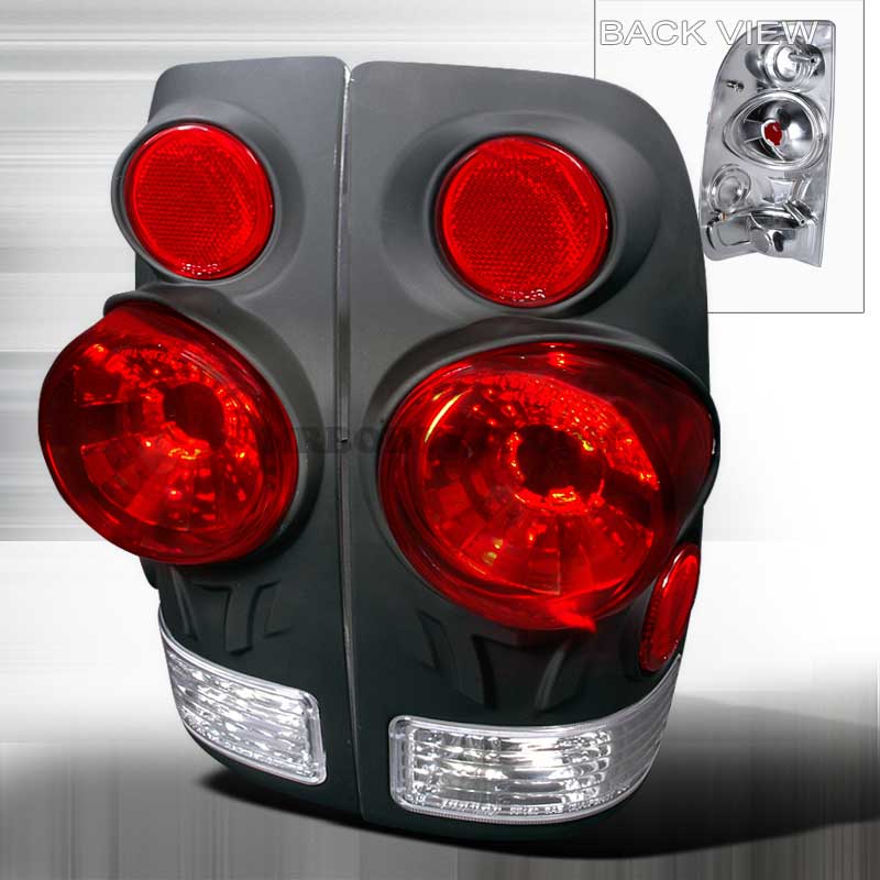 1997-2003 Ford F-150 3D Style Altezza Tail Lights - Black